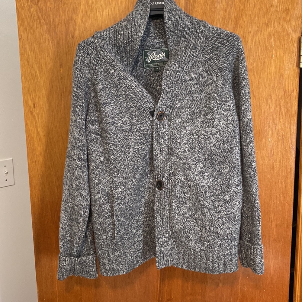 Men’s Roots Button-Up Sweater - Picture 2 of 4
